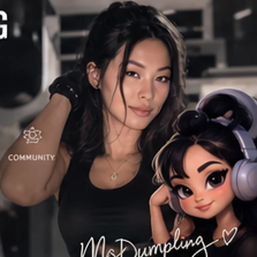 MsDumpling generated mascot concept